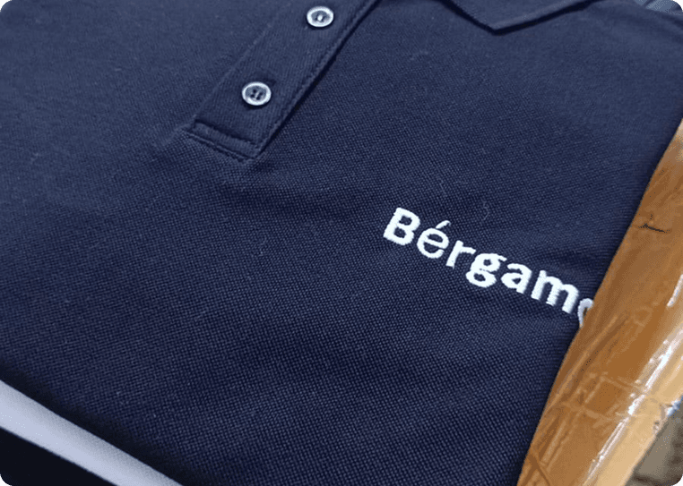 Bérgamoé branded polo shirt